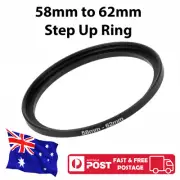 58-62 mm 58mm to 62mm 58mm-62mm Step-Up Stepping Up Ring Filter Adapter
