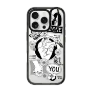 iPhone 16 Pro Impact Ring Stand Case MagSafe Compatible Adore