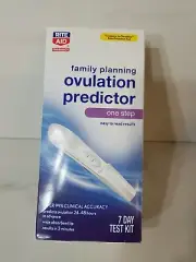 Rite Aid One Step Ovulation Predictor 7 day test kit Expiration 03/2021