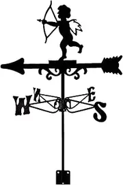Weather Vane Weathervane Angel Weather Vane Wind Direction Indicator Stainless Steel Wind Vane with Coating Weathercock Measuring Tools