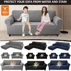 1/2/3Seater Quilted Sofa Couch Cover Pad Protector Slipcover Pet Mat Waterproof