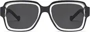 [Appassal] Retro Square Sunglasses for Women Mens Classic Trendy Rectangle Sunnies AP3691