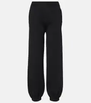 [Max Mara] Max Mara Tirreno crêpe barrel-leg pants UK 4 black