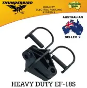 Thunderbird Steel Post Electric Fence Pinlock Insulators x 600 HEAVY DUTY EF-18S