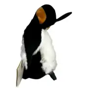 Folkmanis Folktails Emperor Penguin 13” Plush Full Body Hand Puppet Vintage NOS