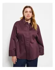[Commonry] Candice Shirt in Plum