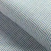 Brunschwig & Fils Geometric Weave Upholstery Fabric- Colbert Weave Blue 1.90 yds