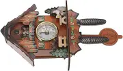 Ciieeo Traditional Cuckoo Clock Seesaw Motion Quartz Wall Clock Chalet Style Decorative