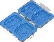 29 Slots Memory Card Case Holder, Portable SD SIM Card Holder Storage Case for 4 CFexpress TypeB, 4 TypeA, 4 SD, 12 TF, 5 SIM Cards (Blue)