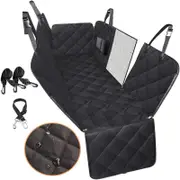 Premium Waterproof Pet Cat Dog Back Car Seat Cover Hammock NonSlip Protector Mat with Mesh Window