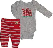 [Carter's] Just One You Baby Boys' Santa's Cookies 2pc Set Made Red