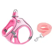 Breathable Reflective Pet Vest With Traction Rope Xxs