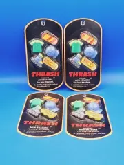 (4) U STYLE THRASH 5CT MINI ERASER SET ( NEW ).