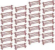 120pcs Miniature Fence for Sand Table Realistic Simulation Scenery Props for Farm and Zoo Layouts DIY Accessories for Play and Parent Interaction