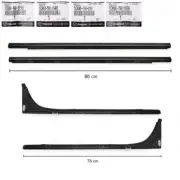 4Dr Inner Outer Weatherstrip Door Belt Fits Mazda BT-50 Pro Pick Up 2012 2019
