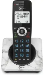 AT&T GL2101-1M DECT 6.0 Cordless Home Phone with Call Block Caller ID Full-Du...