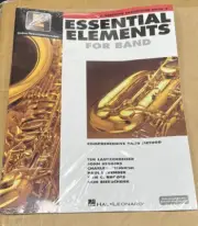 Essential Elements for Band Eb Baritone Saxophone Book 2 Lessons & Online Media