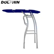 Dolphin Pro2 Center Console Boat T Top | Captian Navy Blue Canopy | Boat T-TOP