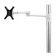 Atdec Single Arm Desktop Monitor Mount White