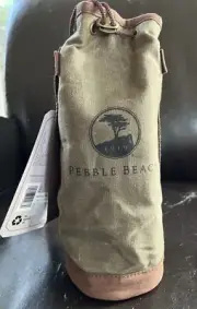 Pebble Beach Resort LEGACYPicnic Time brand Waxed Canvas Wine Tote Insulated