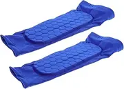 [GAROZATION] 2pcs Soccer Shin Guards Padded Leg Sleeve Football Cleat Covers Shin Guard Sleeve Socks