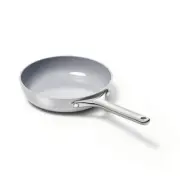 CARAWAY HOME Mini Fry Pan 8"Dia Gray Non-stick Ceramic Coating Stovetop Agnostic