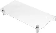 NUOBESTY Computer Monitor Stand Riser Durable Desktop Organizer for Laptops Monitors Stylish Multi Functional Accessory for Tidy Workspaces with Legs