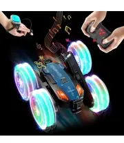 Remote-Control-Car-Stunt-RC-Car, New Upgraded 2.4Ghz 4WD Double-Sided 360°