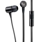 Go Travel Lock & Wear Wired Magnetic In-Ear Earphones 3.5mm w/ In-Line Mic Black