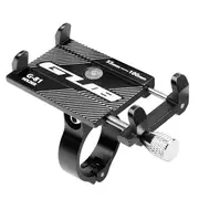 G-81 Aluminum Bike Phone Holder with Flashlight Bracket For iPhone X SE 7/8 Plus 6/6s Plus Samsung Galaxy s6/s7/s8/s9 Plus Android GPS BLACK COLOR