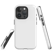 For iPhone 15 Pro Case, Shielding Cover, White