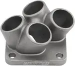 Aeroflow 4 Into 1 Turbo Merge CollectorEVo 10 X Flange No Wastegate - AF8390-2001