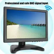 USB Power 10" IPS LCD TV Screen PC DSLR Raspberry Pi Monitor AV RCA VGA HDMI BNC