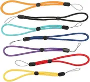 COLLBATH 7Pcs Adjustable Camera Lanyard Straps Durable Wrist Chains for Smart Phones Key Accessories and Light Electronics Random Color