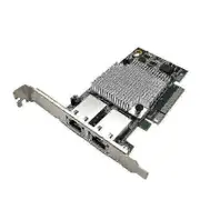 unbrand Intel X540-T2 10G Chipset PCIe x8 Dual Copper RJ45 Port 10Gbps Gigabit Ethernet Network Card Compatible PCIE-x8 PCIE-X16 Walkbee A