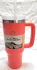 Aldi Adventuridge Tumbler Handle Lid Straw 40oz Coral/Red BPA Free