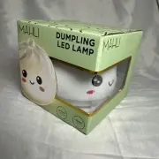 LED Night Light Cute Dumpling Cartoon Soft Silicone Night Lamp New In Box NIB
