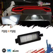 18-SMD Xenon White LED License Plate Lamp Lights For Dodge Charger Challenger