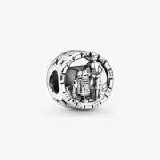 C3PO & R2D2 Star Wars Charm 925 Sterling Silver Charm for Bracelet Necklace