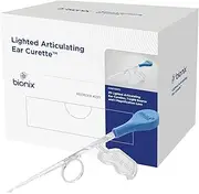 Bionix - Lighted Articulating Ear Curette, Earwax Removal Tool, Helps Remove Excess Wax & Foreign Objects, Convenient, Easy to Use, Ideal for Healthcare Professionals (25 Count)