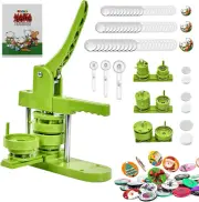Button Maker Machine Multiple Sizes 600Pcs, Photo Pin Badge Maker 1+1.25+2.25 In