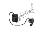 Automatic BBQ Rotisserie Kit Electric Stanless Steel Roast Spit Set Adjustable with Motor AU Plug for Grilling Hot Dog Chicken Steak