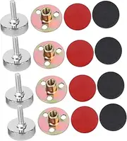 Cabilock 4pcs Adjustable Bed Frame Stabilizer Bed Ring Wall Device for Noise Reduction Wall Protection Tool for Bedroom Furniture Support