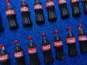 12pc. Coke, Resin Flatback, Coke Cabochon, Soda Bow Center, Soft Drink, Slime