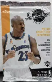 2001-02 UPPER DECK INSPIRATIONS BASKETBALL PACK MICHAEL JORDAN KOBE BRYANT AUTO?