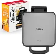 Express Melt 4 Slice Toastie Maker High Hinge No Slide Sandwich Maker Fast