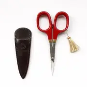 Cohana Fine Small Scissor Urushi Tamenuri Lacquer Handcrafted by Hasegawa Japan
