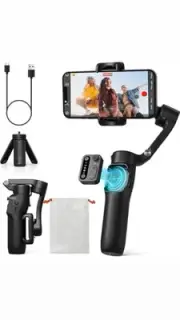 PowerVision S1 PVS10 3-Axis Gimbal Explorer Kit (Black) Handheld for Smartphone