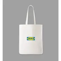 在飛比找蝦皮購物優惠-A｜包包 IKEA白色棉布購物袋 全新