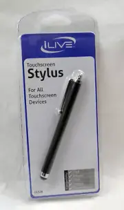 iLive Touchscreen Stylus, BLACK, For all touchscreen devices, NEW Free Shipping